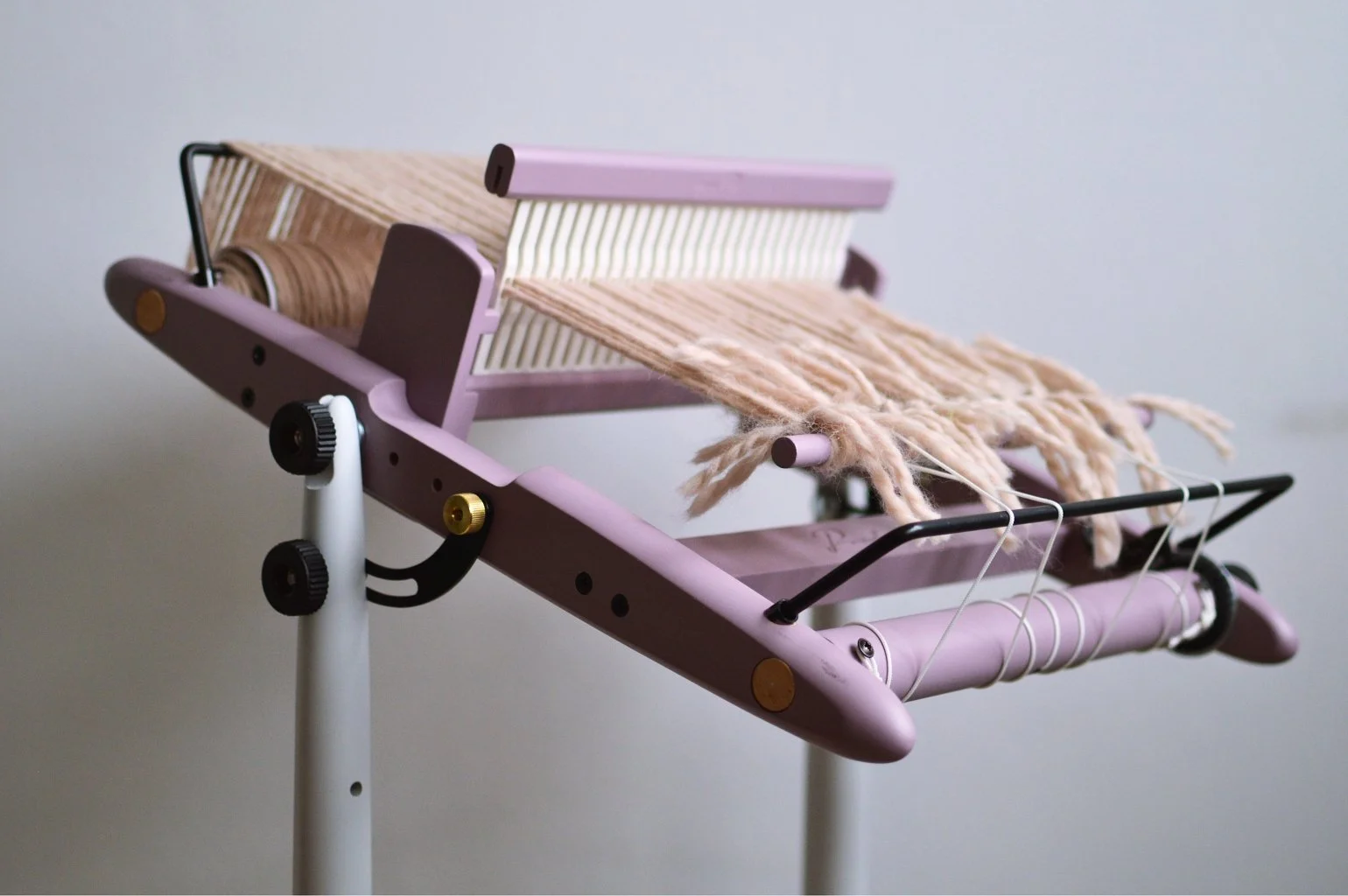 Lavender Kromski Presto Rigid Heddle Loom — The Emerald Ewe